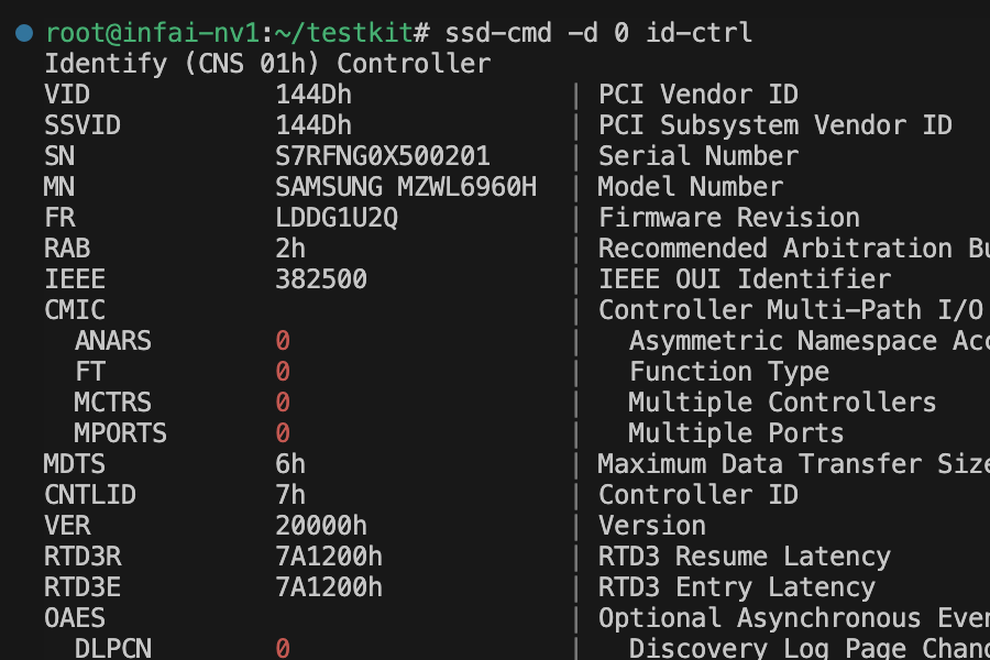 NVMe Command Runner Interface